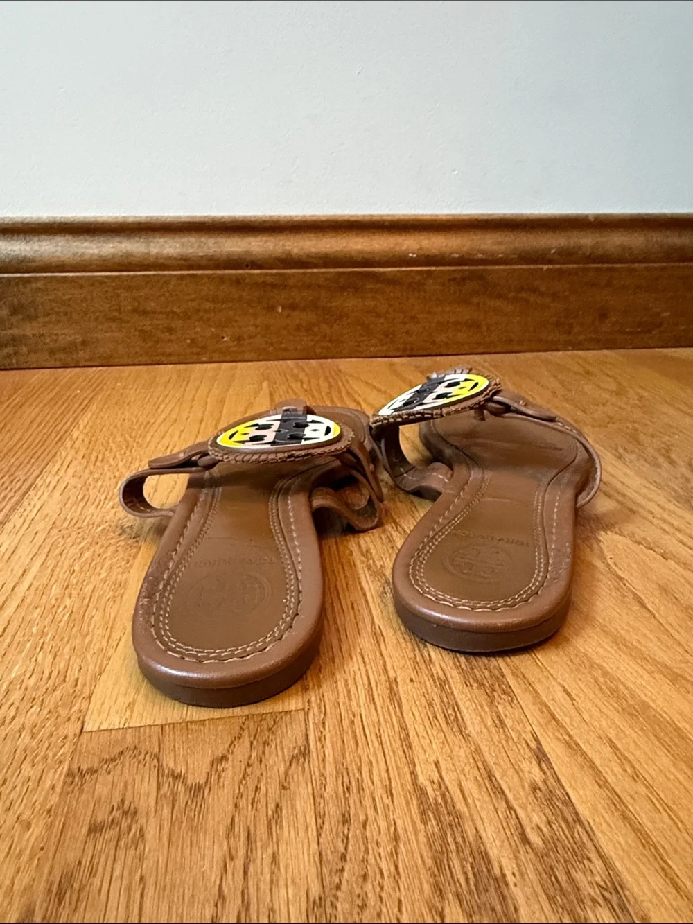 Tory Burch Miller Fringe Sandals Calf Leather Made In Brazil Size 6M